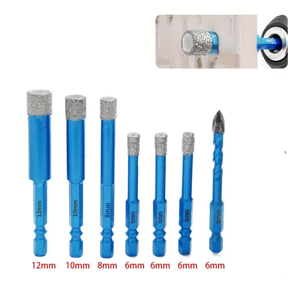 7pcs /set 6-12mm Tile Drill Bit Easy Chip Removal Hole Opener For Ceramic Marble Granite Tile 7PCS/SET
7pcs /set 6-12mm Tile Drill Bit Easy Chip Removal Hole Opener For Ceramic Marble Granite Tile 7PCS/SET