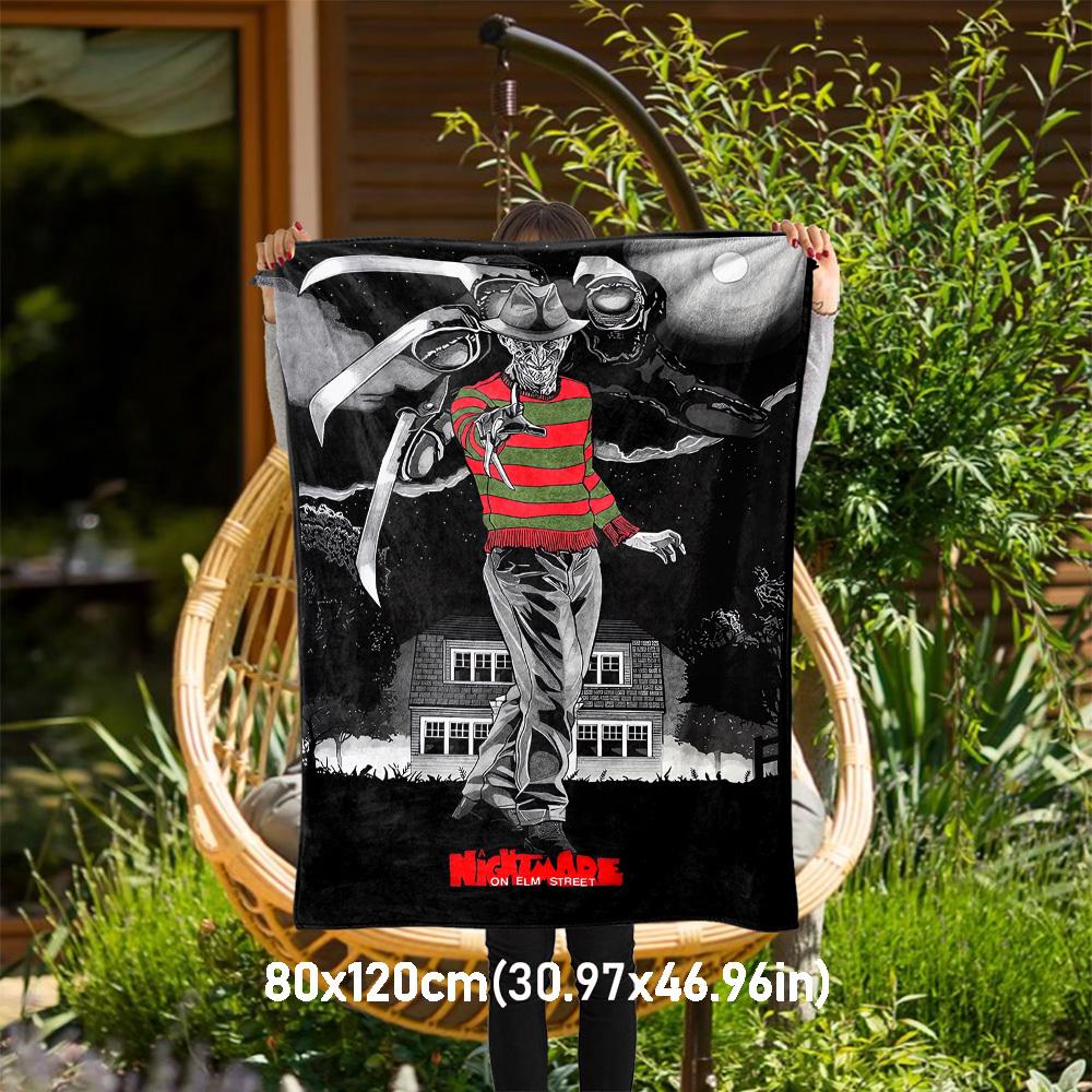 1pc Freddy Krueger,Elm Street,Nightmare Blanket Throw Blanket,Soft Bedding Cover,Flannel Blankets, Travel,Camping,All Seasons Use 102787 80x120cm
1pc Freddy Krueger,Elm Street,Nightmare Blanket Throw Blanket,Soft Bedding Cover,Flannel Blankets, Travel,Camping,All Seasons Use 102787 80x120cm