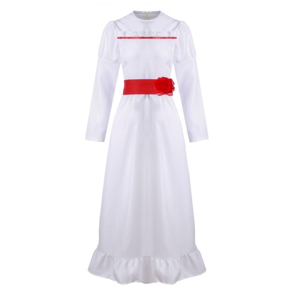 White Annabelle Cotton Cosplay Dress For Women Scary Halloween Costume Perfect For Use Stage M
White Annabelle Cotton Cosplay Dress For Women Scary Halloween Costume Perfect For Use Stage M