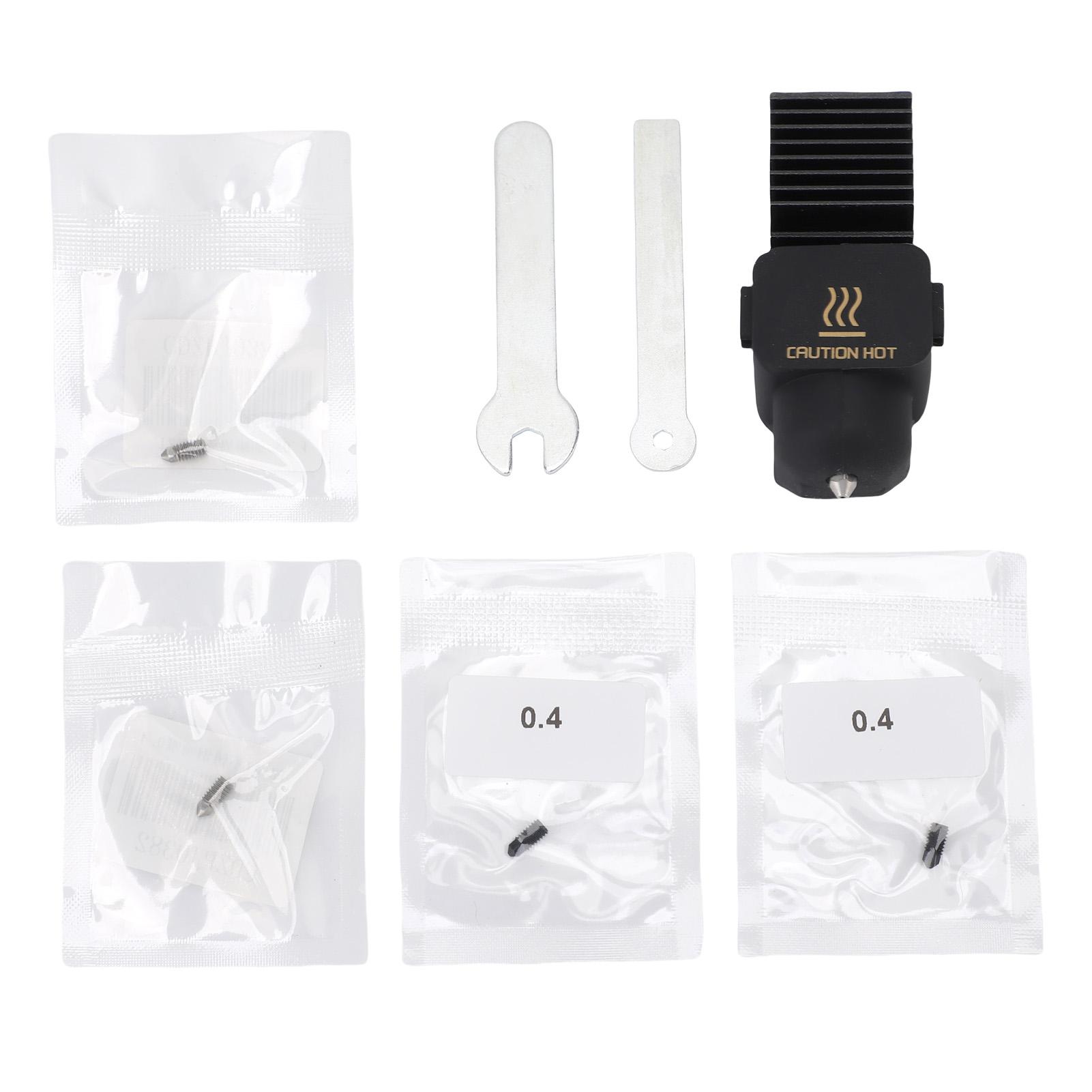 0.4mm Steel Nozzle Hotend Kit 3D Printer Hot End Kit with Wrench for A1 A1 Mini Printers
0.4mm Steel Nozzle Hotend Kit 3D Printer Hot End Kit with Wrench for A1 A1 Mini Printers