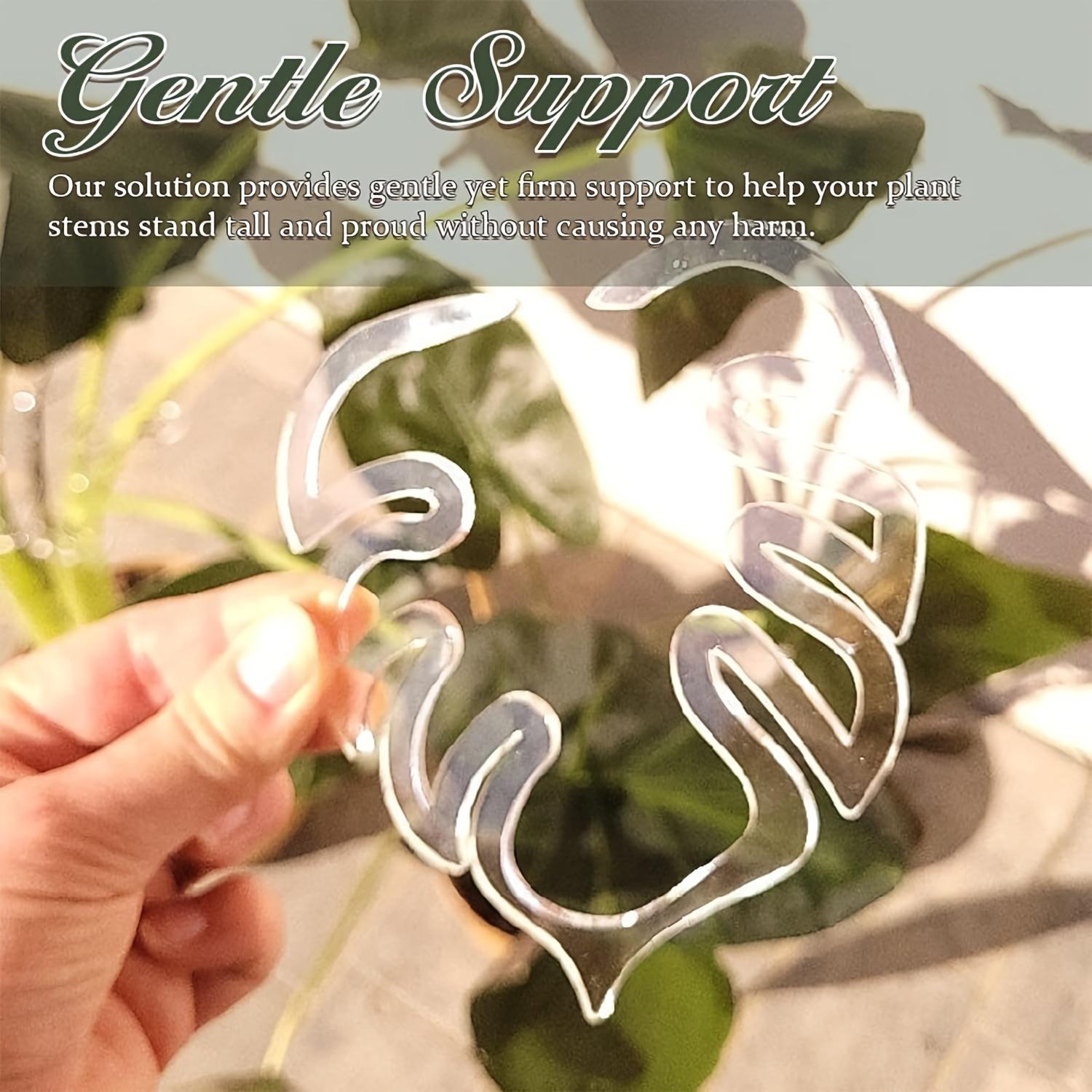 2Pcs Plant Support Clips Set - Durable Plastic Tortoise Shell Bamboo Clips, Easy To Use, Promote Upright Stem Growth, Flower Stem Retainer 2pcs
2Pcs Plant Support Clips Set - Durable Plastic Tortoise Shell Bamboo Clips, Easy To Use, Promote Upright Stem Growth, Flower Stem Retainer 2pcs