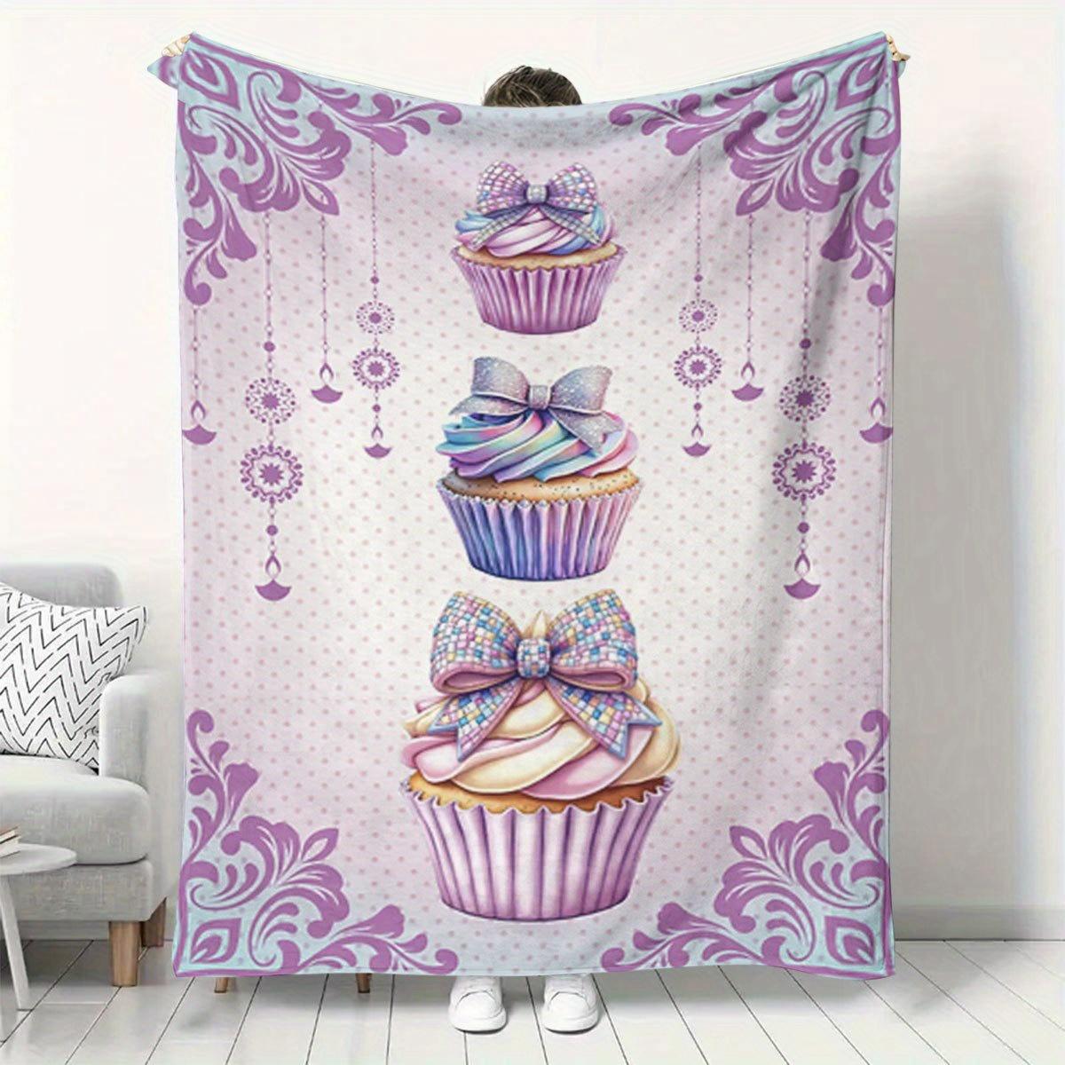Purple dessert pattern Flannel printed blanket suitable for all seasons suitable for living room office sofa and travel 75x90cm28x39in
Purple dessert pattern Flannel printed blanket suitable for all seasons suitable for living room office sofa and travel 75x90cm28x39in