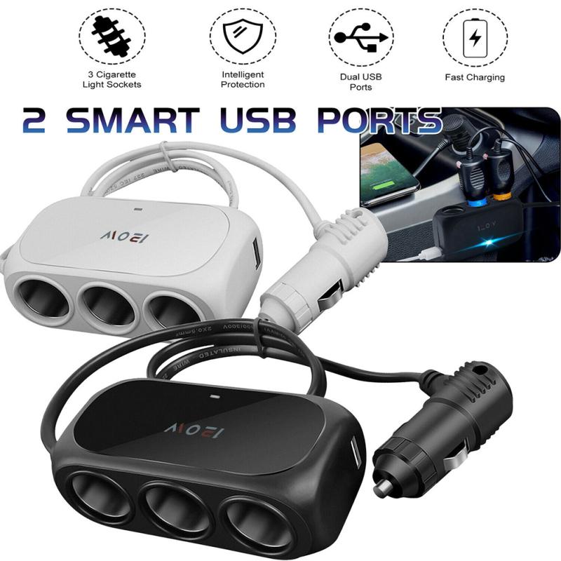 3-in-1 Car Charger Fast Charging Universal Multi-function Car Cigarette Lighter Smart Multi-purpose
3-in-1 Car Charger Fast Charging Universal Multi-function Car Cigarette Lighter Smart Multi-purpose