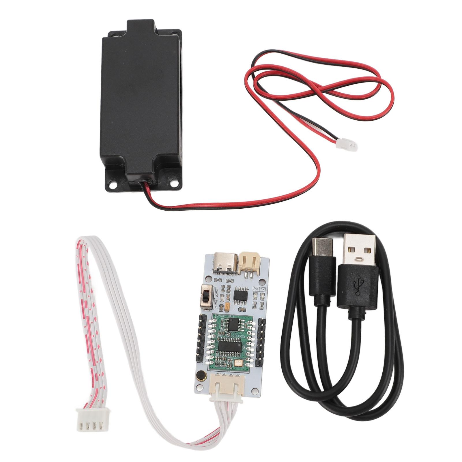 Модуль розпізнавання голосу USB до UART Китайський англійський модуль відтворення розпізнавання голосу з низькою напругою
Модуль розпізнавання голосу USB до UART Китайський англійський модуль відтворення розпізнавання голосу з низькою напругою