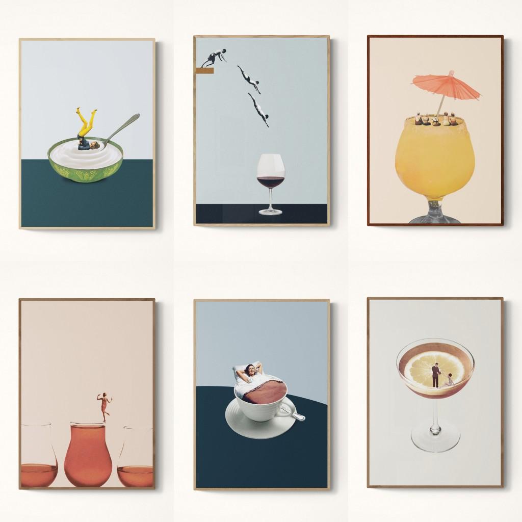 Vintage Abstract Creative Poster Curiosity Funny Whimsy Canvas Prints Premium Collage Wall Art Dorm Living Room Home Decoration 20x30cm
Vintage Abstract Creative Poster Curiosity Funny Whimsy Canvas Prints Premium Collage Wall Art Dorm Living Room Home Decoration 20x30cm