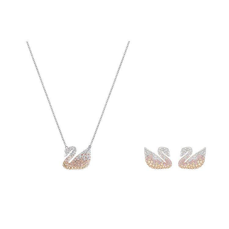 Серія Лебідь від Swarovski Рожевий градієнт Набір сережок-лебедів Намисто Жіночі прикраси 5215037+5215034 Box+Shopping Bag
Серія Лебідь від Swarovski Рожевий градієнт Набір сережок-лебедів Намисто Жіночі прикраси 5215037+5215034 Box+Shopping Bag