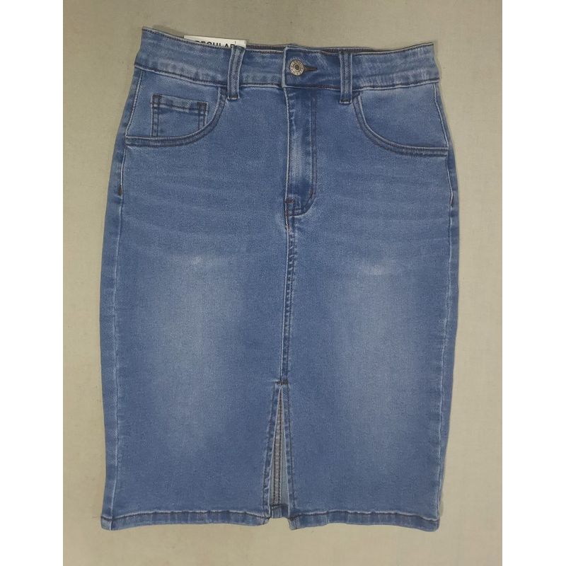 Original Order Export Summer Elastic Slim Fit Slimming Front Slit Denim Skirt Mid Skirt Bodycon Dress High Waist Thin Classic denim blue S
Original Order Export Summer Elastic Slim Fit Slimming Front Slit Denim Skirt Mid Skirt Bodycon Dress High Waist Thin Classic denim blue S