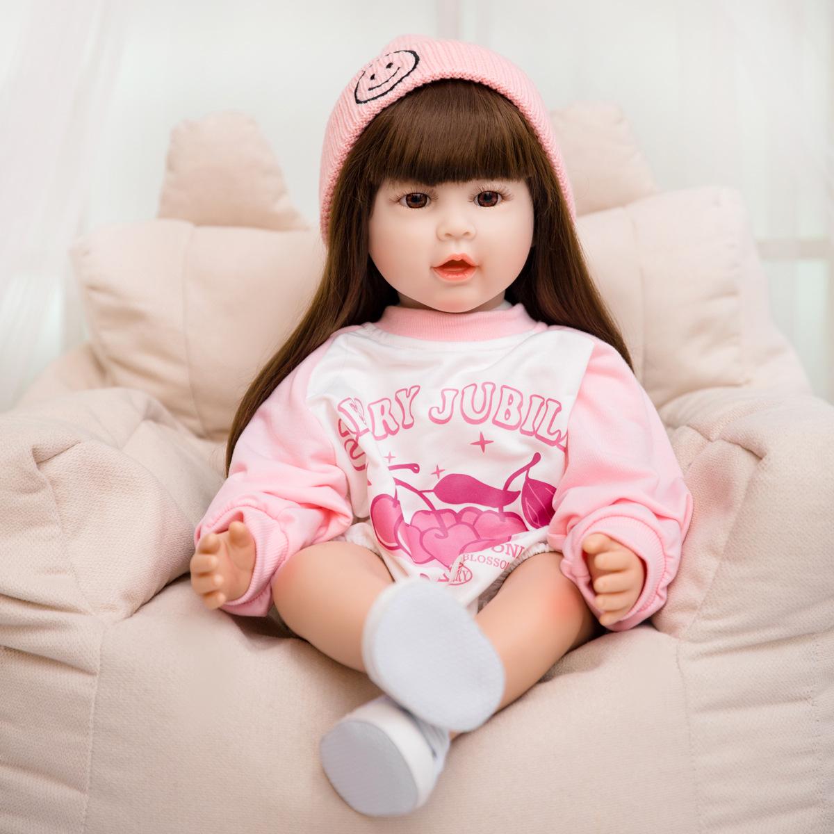 KEIUMI 60cm Cloth Body Reborn Doll - Tuan Tuan Girl, Perfect Birthday Gift Clothes + Hat (No Shoes)
KEIUMI 60cm Cloth Body Reborn Doll - Tuan Tuan Girl, Perfect Birthday Gift Clothes + Hat (No Shoes)