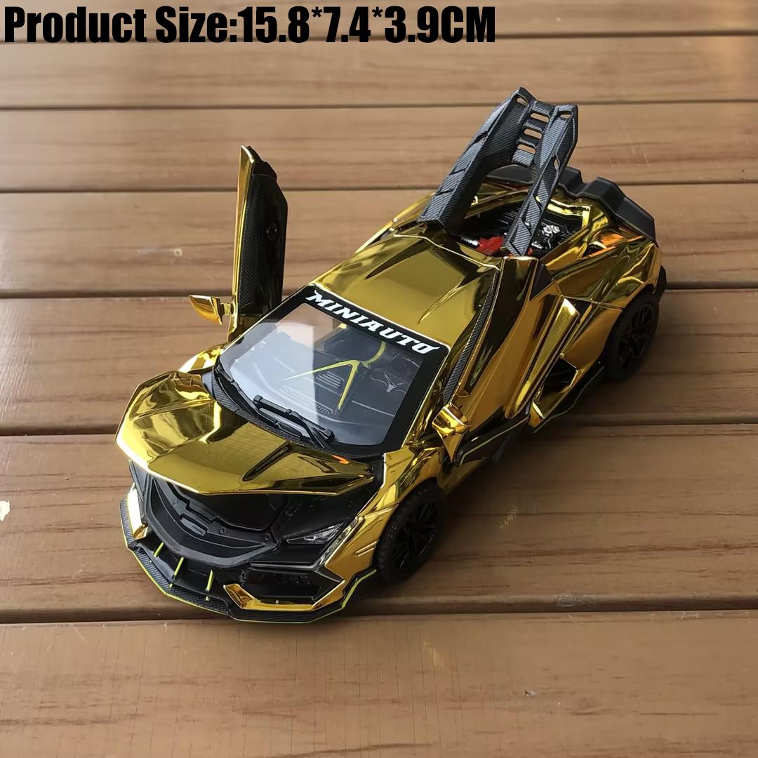 1:32 Lamborghini Revuelto Mansory Суперкар Металевий Литий Модель Автомобіля Настільний Дисплей Колекційні Предмети Прикраси Святковий Подарунок золотий
1:32 Lamborghini Revuelto Mansory Суперкар Металевий Литий Модель Автомобіля Настільний Дисплей Колекційні Предмети Прикраси Святковий Подарунок золотий