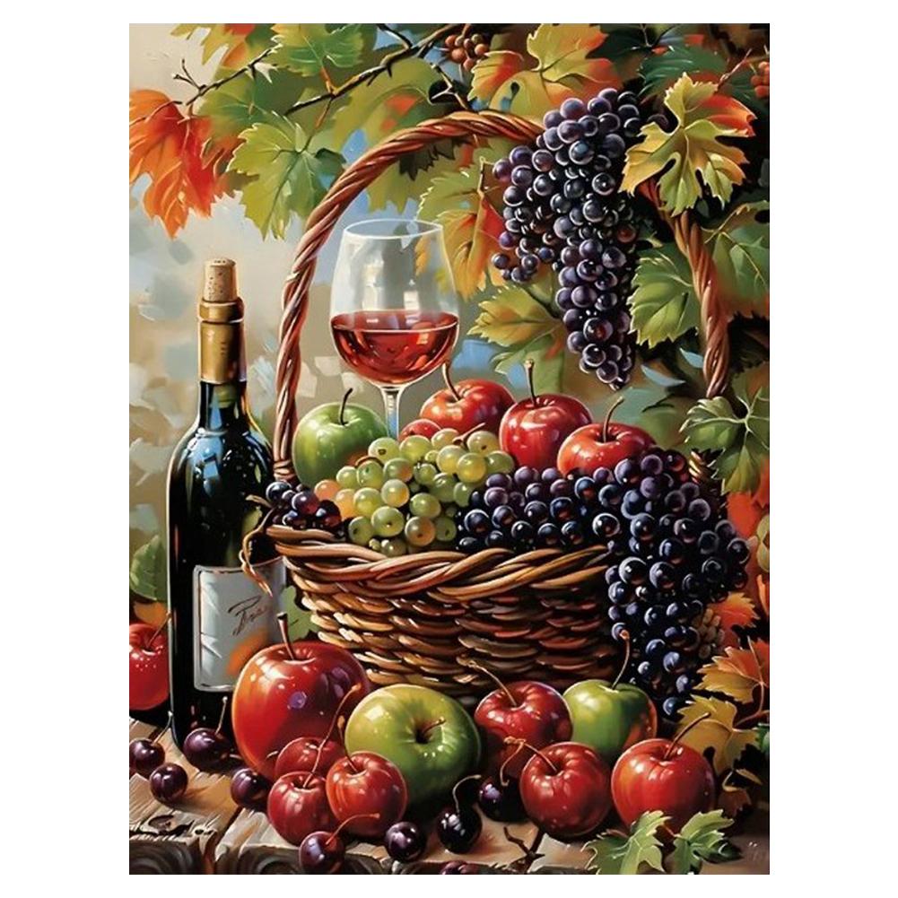 Fruit Red Wine Diamond Art Kits For Adults 5D Full Drill Round Gem Painting DIY Paint By Diamonds For Home Wall Decor Craft Gift
Fruit Red Wine Diamond Art Kits For Adults 5D Full Drill Round Gem Painting DIY Paint By Diamonds For Home Wall Decor Craft Gift