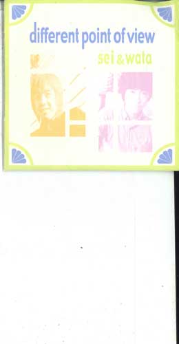 CD SEI&WATA - Defferent Point Of View NONE SHINJYUKU RED C Japan Japanese Pop/Rock Used
CD SEI&WATA - Defferent Point Of View NONE SHINJYUKU RED C Japan Japanese Pop/Rock Used