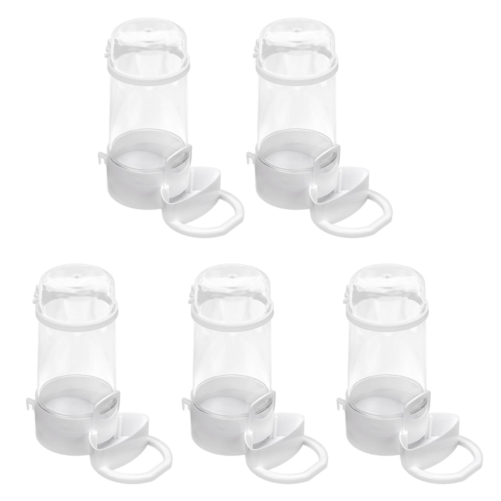 5Pcs Automatic Bird Seed Feeder 415ML Transparent Automatic Feeders with Stand for Pets L(for 6.5-9kg)
5Pcs Automatic Bird Seed Feeder 415ML Transparent Automatic Feeders with Stand for Pets L(for 6.5-9kg)