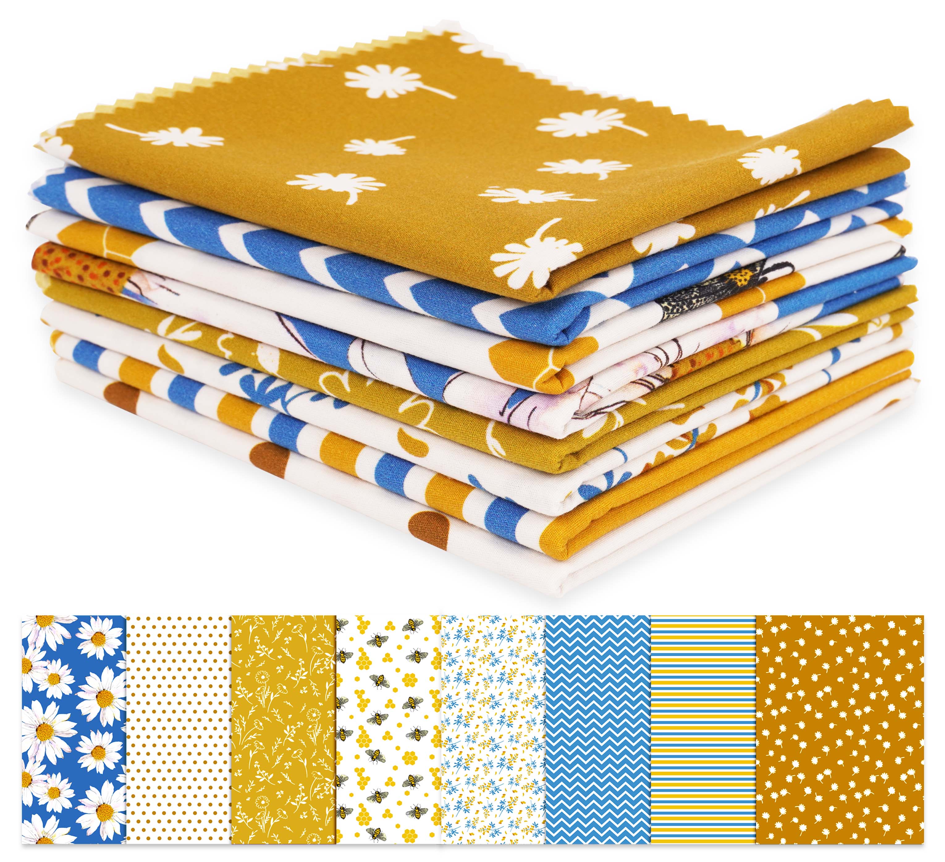 Soimoi 8 Pc Fat Quarter Bundle, квітковий принт 18 x 22 дюймів DIY Печворк - 100 бавовни попередньо вирізаної тканини для стьобання синій і 18x22 inches синій
Soimoi 8 Pc Fat Quarter Bundle, квітковий принт 18 x 22 дюймів DIY Печворк - 100 бавовни попередньо вирізаної тканини для стьобання синій і 18x22 inches синій