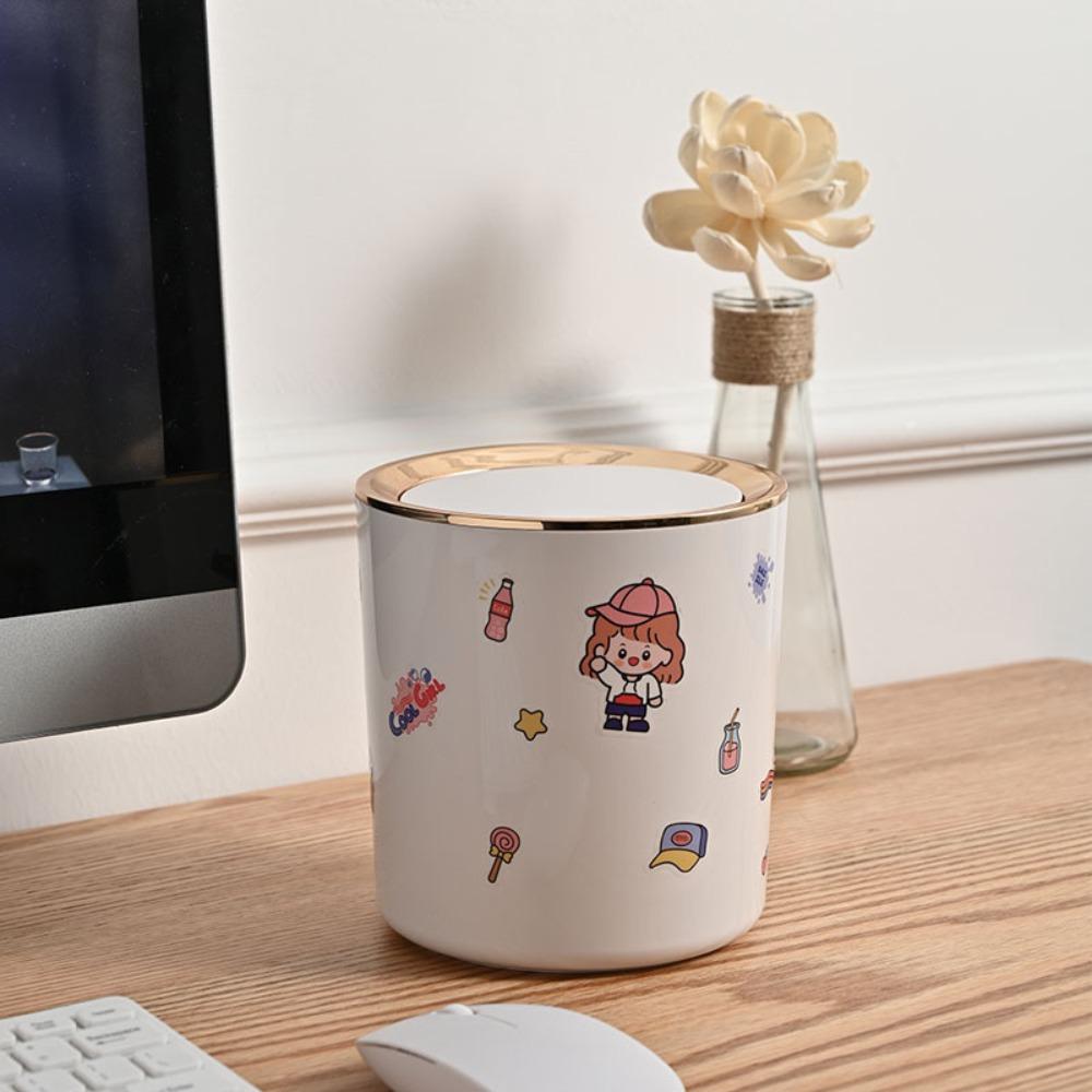 Light Luxury Desktop Bin Round Garbage Basket Dustbins Barrel Box Waste Bins Home белый
Light Luxury Desktop Bin Round Garbage Basket Dustbins Barrel Box Waste Bins Home белый