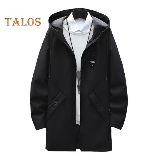 Мужской плащ с капюшоном, длинными рукавами, завязками на шнурке, средней длины, с карманами, однотонная ветровка на молнии M чёрный
Мужской плащ с капюшоном, длинными рукавами, завязками на шнурке, средней длины, с карманами, однотонная ветровка на молнии M чёрный