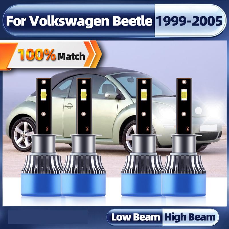 H1 Led Headlight Bulbs CSP Chip Car Lights 240W 40000LM Auto Headlamps 6000K For Volkswagen Beetle 1999-2001 2002 2003 2004 2005 Low Beam (2PCS)
H1 Led Headlight Bulbs CSP Chip Car Lights 240W 40000LM Auto Headlamps 6000K For Volkswagen Beetle 1999-2001 2002 2003 2004 2005 Low Beam (2PCS)