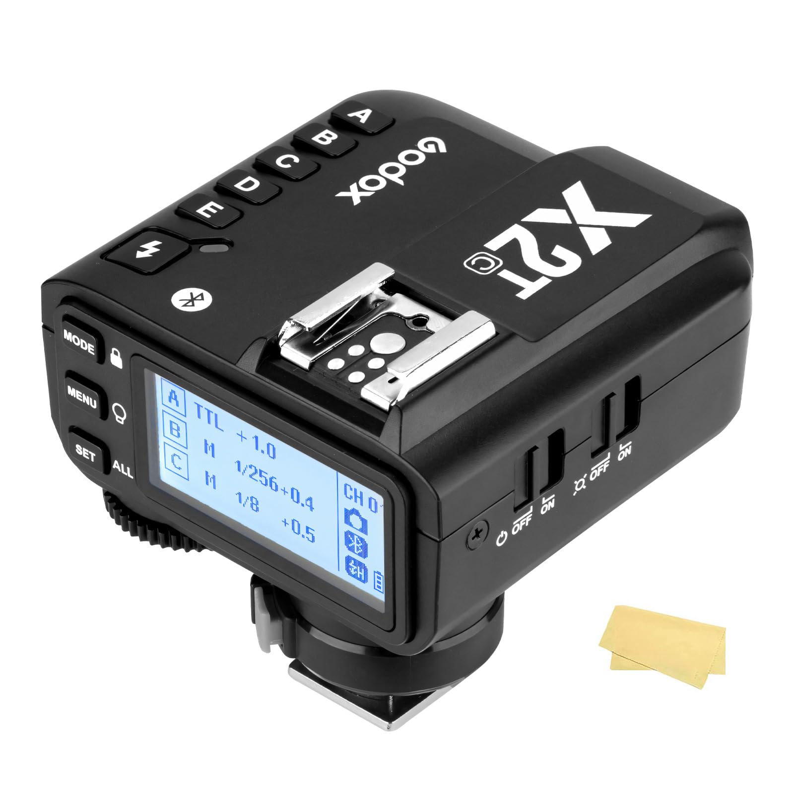 GODOX Transmitter for Canon Flash Trigger High Speed Sync HSS TCM Function Monoblock Strobe Compatible with Canon EOS Camera Eligible Billing чорний
GODOX Transmitter for Canon Flash Trigger High Speed Sync HSS TCM Function Monoblock Strobe Compatible with Canon EOS Camera Eligible Billing чорний