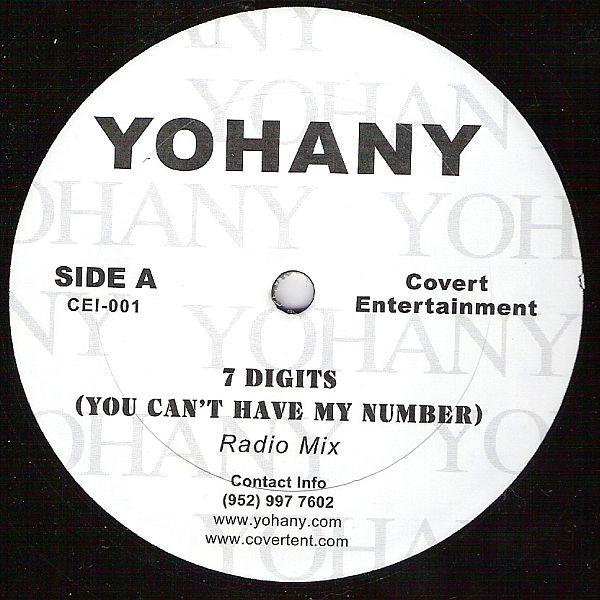 12inch Record YOHANY - 7 Digits (You Can t Have My Number) CEI001 Covert Entertai US Rap & Hip-Hop/R&B Used
12inch Record YOHANY - 7 Digits (You Can t Have My Number) CEI001 Covert Entertai US Rap & Hip-Hop/R&B Used
