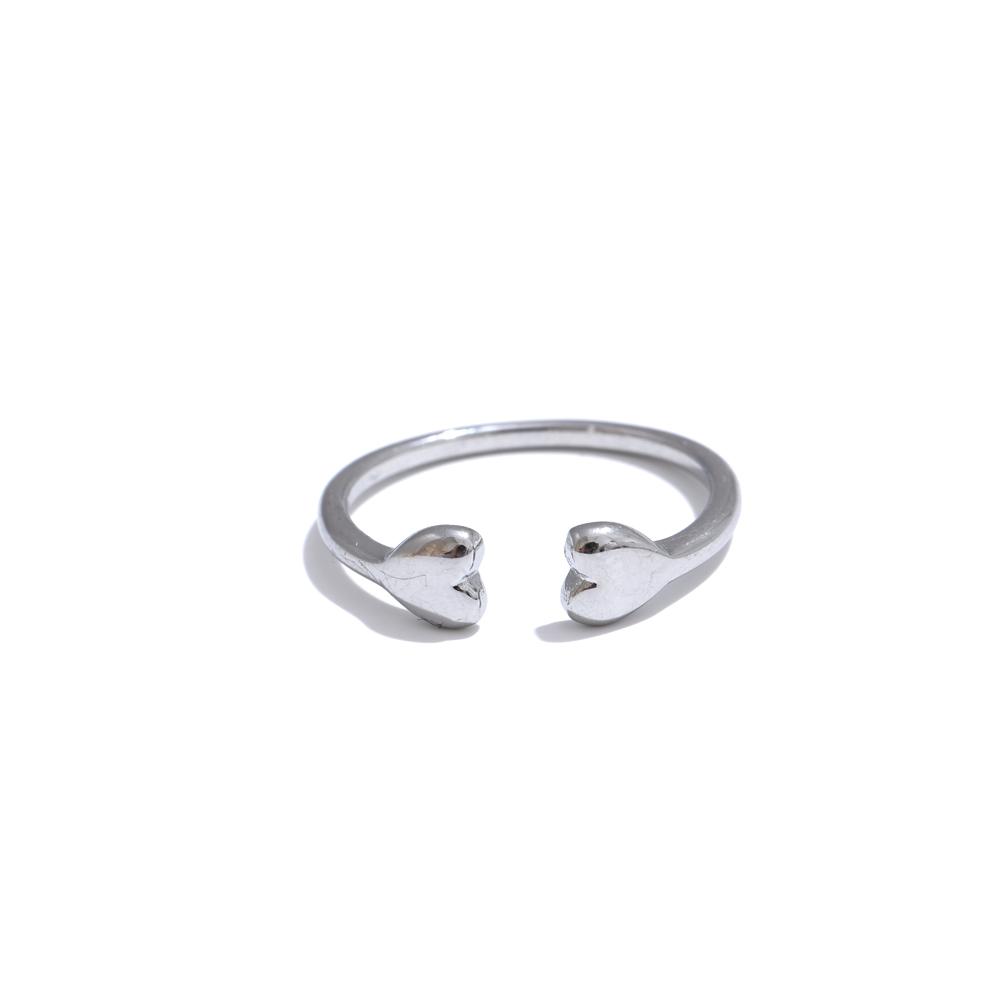 Yhpup Minimalist Stainless Steel Cute Heart Love Open Charm Ring for Women Popular Daily Jewelry Accessories High Quality Gift Adjustable
Yhpup Minimalist Stainless Steel Cute Heart Love Open Charm Ring for Women Popular Daily Jewelry Accessories High Quality Gift Adjustable