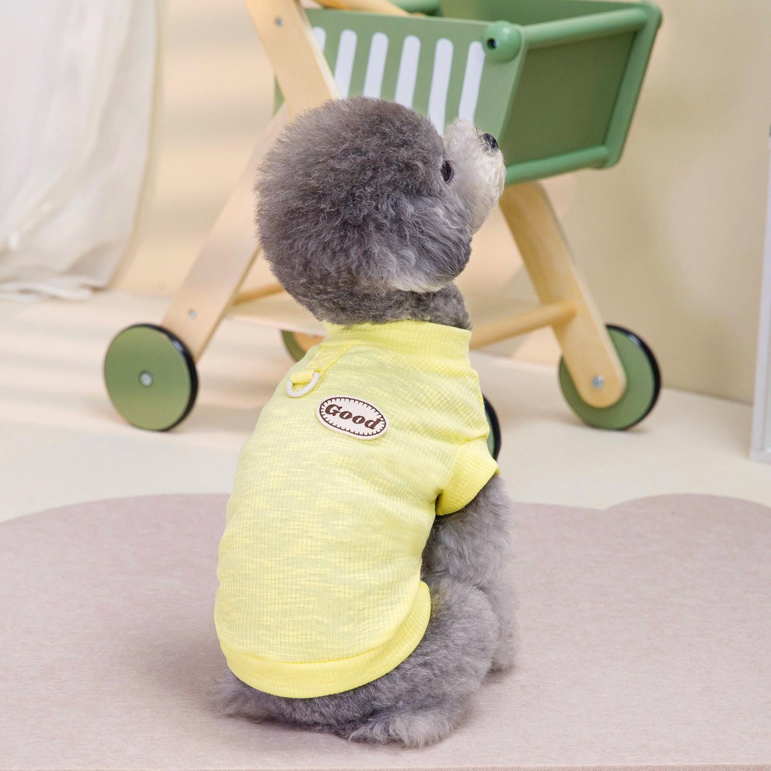 Жилет для домашних животных весна-лето: Легкая футболка для бишонов, тедди и других — 3 динамичных цвета Extra Extra Large жёлтый
Жилет для домашних животных весна-лето: Легкая футболка для бишонов, тедди и других — 3 динамичных цвета Extra Extra Large жёлтый