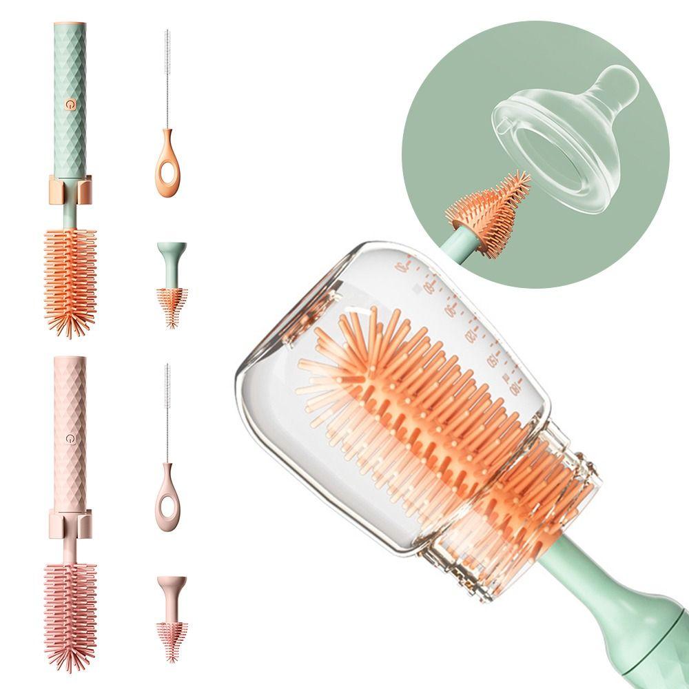 For Moms Silicone Travel Baby Essentials Brush Set Bottle Cleaning Brush Kit Electric Bottle Brush
For Moms Silicone Travel Baby Essentials Brush Set Bottle Cleaning Brush Kit Electric Bottle Brush