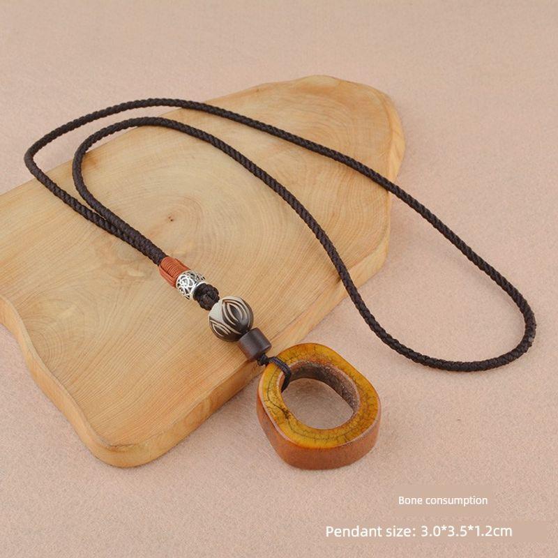 Retro Yak Bone Pendant Ethnic Style Simple Necklace Long Sweater Chain Pendant Easiest for Match Men s and Women s Clothing Ornament Yak bone (Bodhi beads)
Retro Yak Bone Pendant Ethnic Style Simple Necklace Long Sweater Chain Pendant Easiest for Match Men s and Women s Clothing Ornament Yak bone (Bodhi beads)