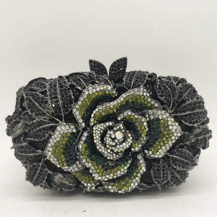Boutique De FGG Red Flower Clutch Evening Bags for Women Formal Party Crystal Clutch Handbags Bride Diamond Minaudiere Purses Mini Size
Boutique De FGG Red Flower Clutch Evening Bags for Women Formal Party Crystal Clutch Handbags Bride Diamond Minaudiere Purses Mini Size