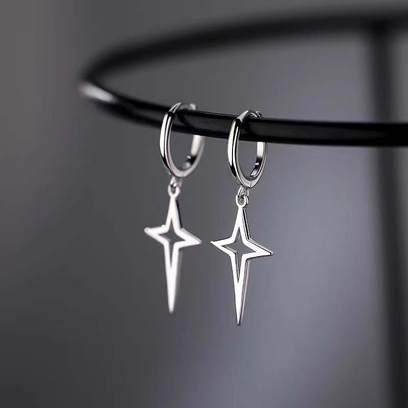 Punk Metal Hollow Star Dangle Earrings for Women Silver Color Vintage Cross Drop Earrings Trendy Statement Loop Jewelry Gift срібний
Punk Metal Hollow Star Dangle Earrings for Women Silver Color Vintage Cross Drop Earrings Trendy Statement Loop Jewelry Gift срібний