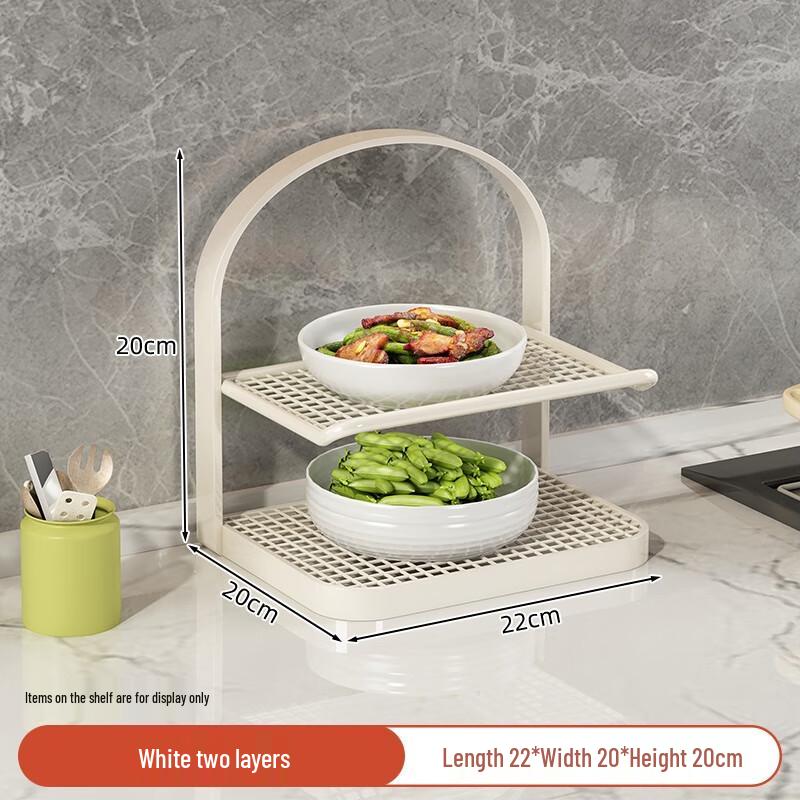 Nordic 2-Tier Countertop Meal Prep Organizer with Trays
Nordic 2-Tier Countertop Meal Prep Organizer with Trays