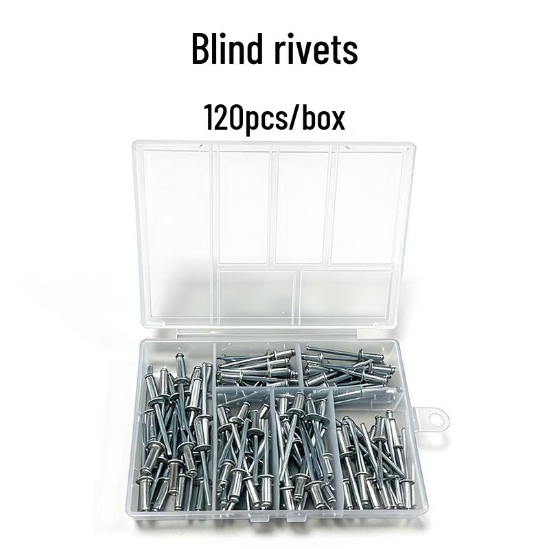 Box of 120 M3.2-M4 Blind Rivets for Construction and Processing
Box of 120 M3.2-M4 Blind Rivets for Construction and Processing