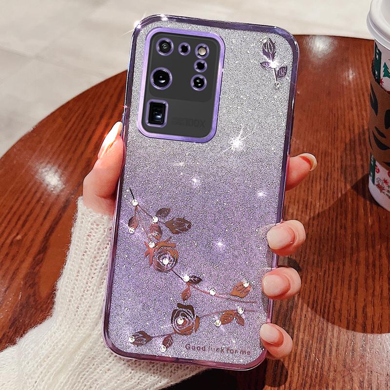 KADEM For Samsung Galaxy Galaxy S20 Ultra Case Glitter TPU Phone Cover with Strap Purple
KADEM For Samsung Galaxy Galaxy S20 Ultra Case Glitter TPU Phone Cover with Strap Purple