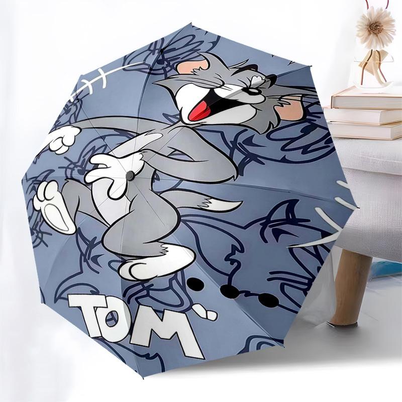 1pc Tom & Jerry Auto Open Close Umbrella - Portable 3-Fold Design, 8-Bone Iron Frame Outdoor Umbrella, Perfect Gift for Fans, Travelers, Daily Use, Fe
1pc Tom & Jerry Auto Open Close Umbrella - Portable 3-Fold Design, 8-Bone Iron Frame Outdoor Umbrella, Perfect Gift for Fans, Travelers, Daily Use, Fe