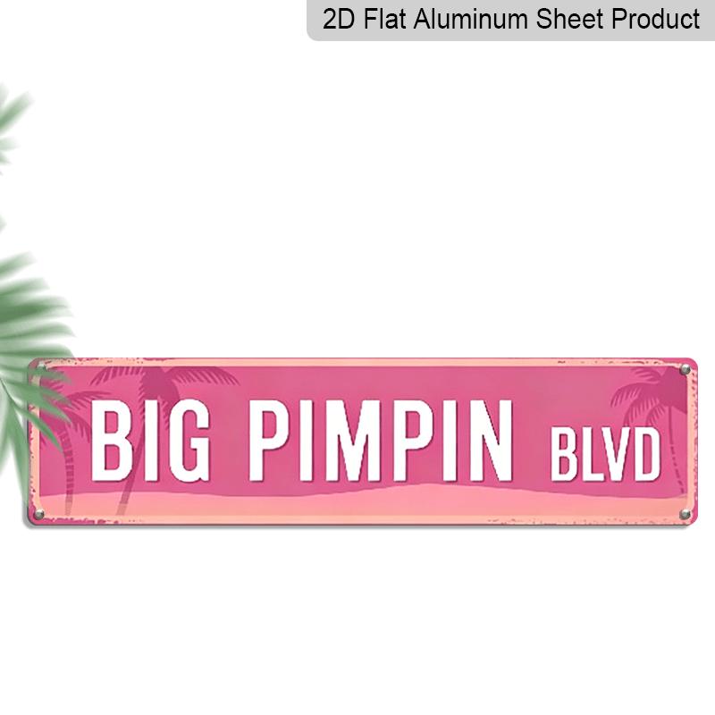 2D Flat - 15.7×3.94inch Rustic Pink Wall Metal Signs Decor for Big Pimpin Blvd in A 2D Flat Design - Aluminum Decorative Sign 40cm x 10cm
2D Flat - 15.7×3.94inch Rustic Pink Wall Metal Signs Decor for Big Pimpin Blvd in A 2D Flat Design - Aluminum Decorative Sign 40cm x 10cm