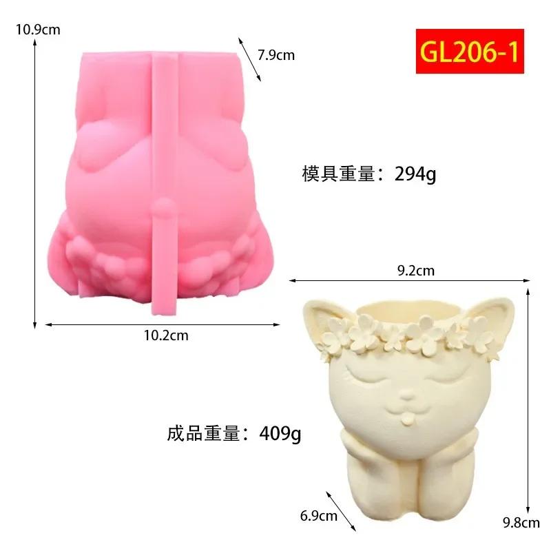 Cartoon Flower Wreath Cat Flowerpot Silicone Mold Desktop Decoration Stationery Storage Box Mold Succulent Plant Flowerpot Mold
Cartoon Flower Wreath Cat Flowerpot Silicone Mold Desktop Decoration Stationery Storage Box Mold Succulent Plant Flowerpot Mold