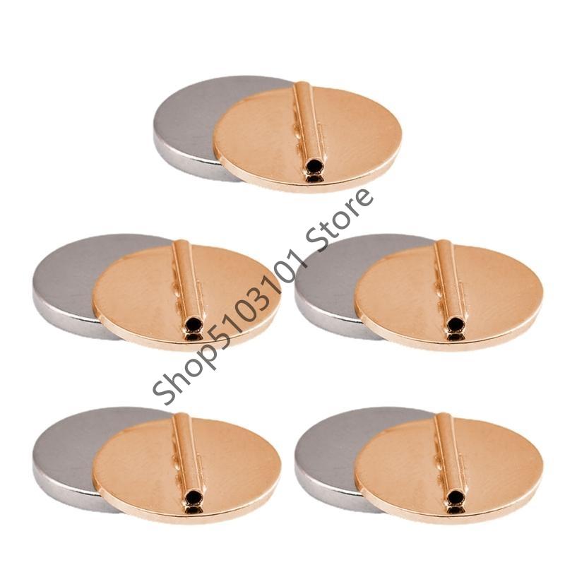 X6HE 5Pcs Magne Brooch Converter Harm Clothing Magnet Buckle Badge Fastener Used to Convert Pin into Brooches золотой
X6HE 5Pcs Magne Brooch Converter Harm Clothing Magnet Buckle Badge Fastener Used to Convert Pin into Brooches золотой