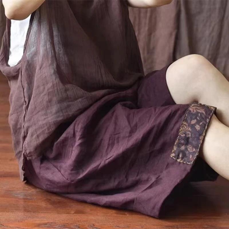 Женские летние шорты из хлопка и джинсовой ткани, винтажные, свободные, большого размера, повседневные широкие шорты XXXL фиолетовый
Женские летние шорты из хлопка и джинсовой ткани, винтажные, свободные, большого размера, повседневные широкие шорты XXXL фиолетовый