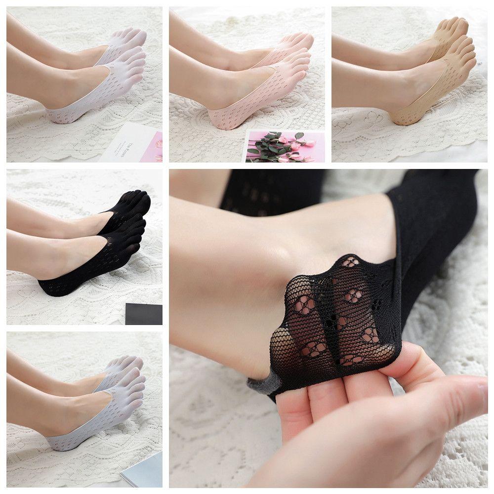 Breathable Invisible Women Five Finger Sock Anti skid Liner Low Cut Ankle Socks білий
Breathable Invisible Women Five Finger Sock Anti skid Liner Low Cut Ankle Socks білий