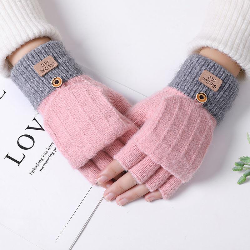 Fashion women fingerless winter gloves with finger protect cover solid unsex men women student warm gloves
Fashion women fingerless winter gloves with finger protect cover solid unsex men women student warm gloves