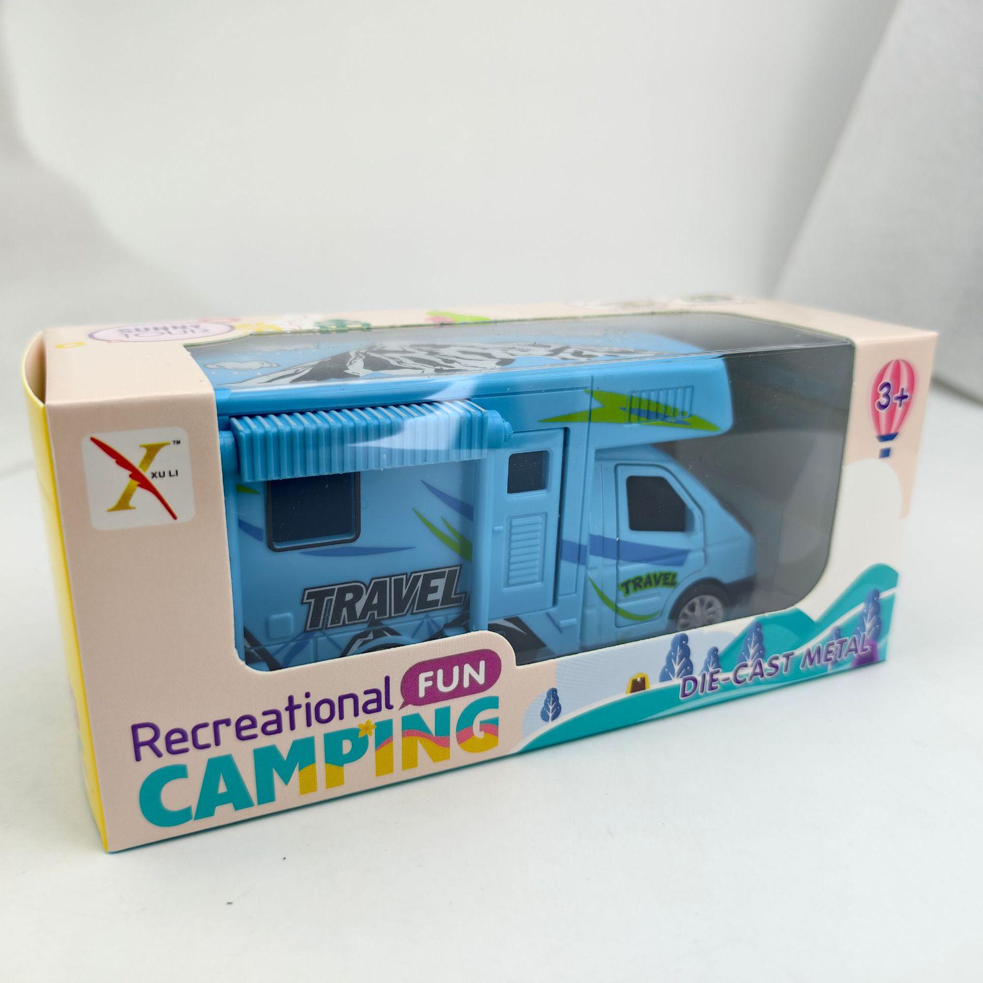 Alloy Camping Car Model: City Travel Toy with Pull-Back Action, Sunshade, and Openable Doors for Kids.
Alloy Camping Car Model: City Travel Toy with Pull-Back Action, Sunshade, and Openable Doors for Kids.