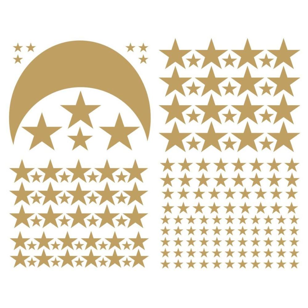 YY445 4Pcs/Set Children s Room Kindergarten Star Moon Wall Stickers DIY PVC Wall Art Decoration Stickers (without EN71 Certification) Gold
YY445 4Pcs/Set Children s Room Kindergarten Star Moon Wall Stickers DIY PVC Wall Art Decoration Stickers (without EN71 Certification) Gold