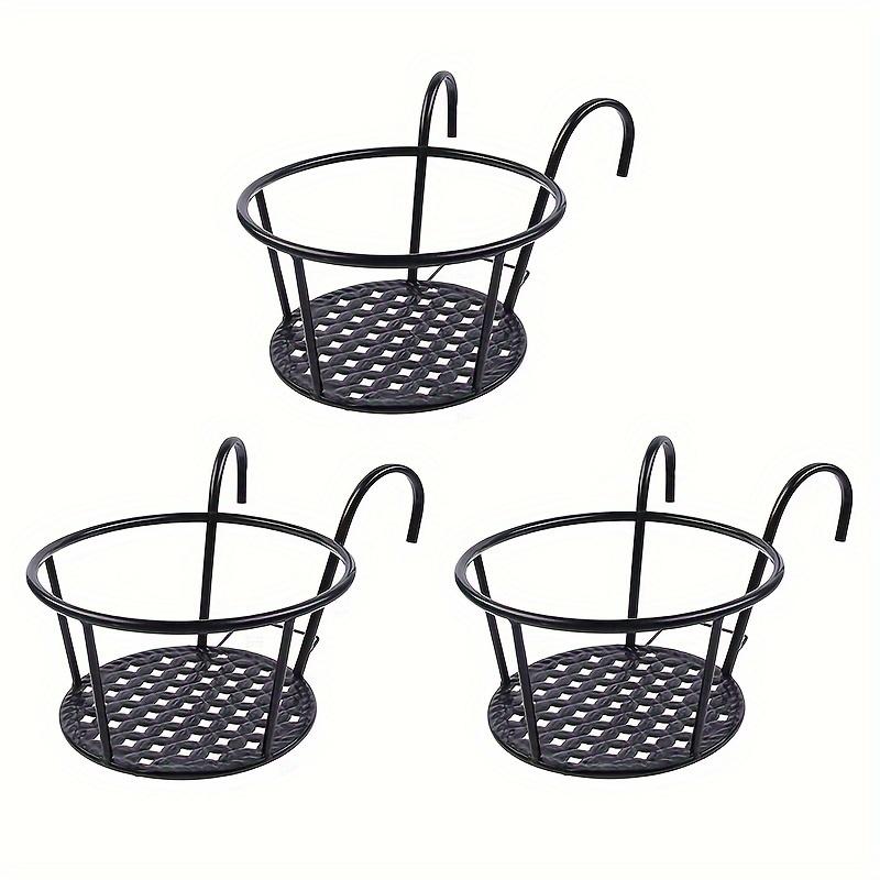 One pack of 3 iron art hanging flower pots with hanging hooks metal plant planting hanging basket detachable for balcony fen 3pcs
One pack of 3 iron art hanging flower pots with hanging hooks metal plant planting hanging basket detachable for balcony fen 3pcs
