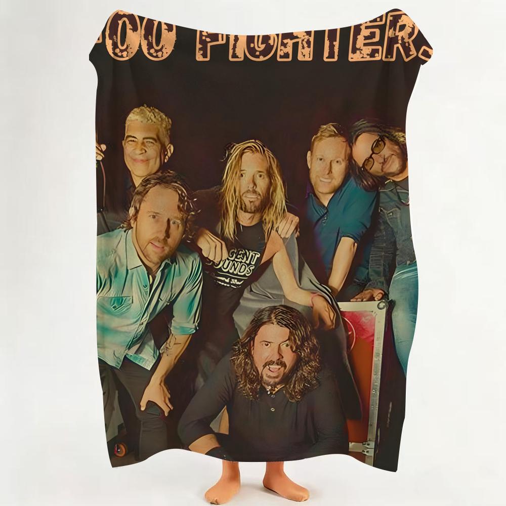 Band F FooFighters Throw Flannel Throw Blanket Suitable for Sofa Living Room Bedroom 75cmx90cm
Band F FooFighters Throw Flannel Throw Blanket Suitable for Sofa Living Room Bedroom 75cmx90cm