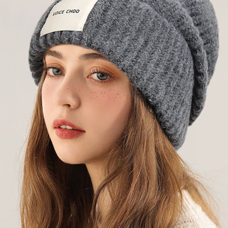 LOOKING4U Voicechu Signature Label Beanie Gray GRAY
LOOKING4U Voicechu Signature Label Beanie Gray GRAY