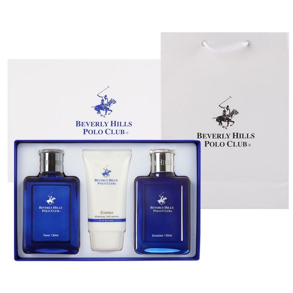 Beverly Hills Polo Club Blue Homme 130ml, Emulsion: 130ml, Essence 60ml (3 types in 1 set)
Beverly Hills Polo Club Blue Homme 130ml, Emulsion: 130ml, Essence 60ml (3 types in 1 set)