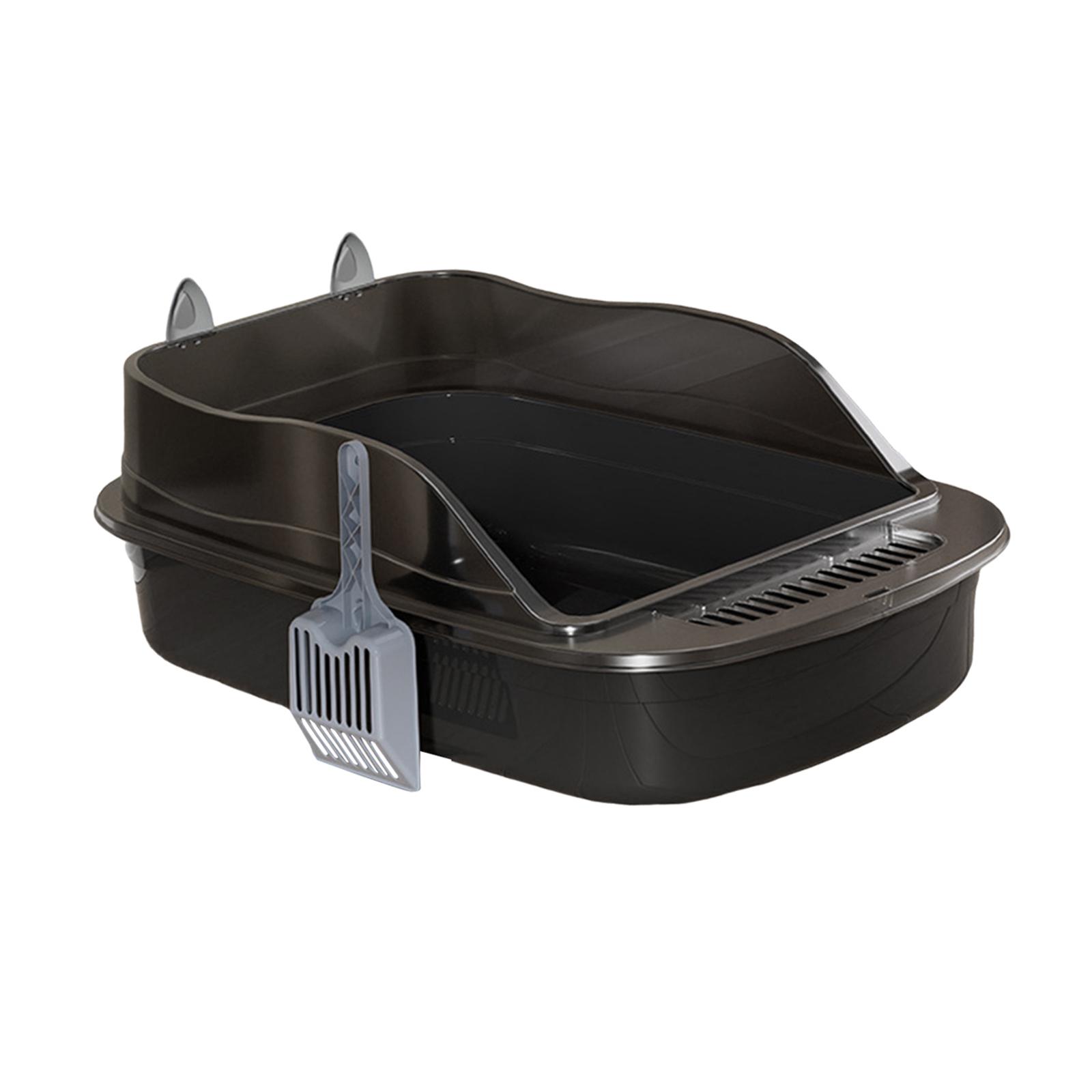 Open Litter Box Pet Cat Toilet Sand Box Kitten Toilet High Sided Bedpan Bedpan Sifting Litter Basin for Small and Large Cats чорний
Open Litter Box Pet Cat Toilet Sand Box Kitten Toilet High Sided Bedpan Bedpan Sifting Litter Basin for Small and Large Cats чорний