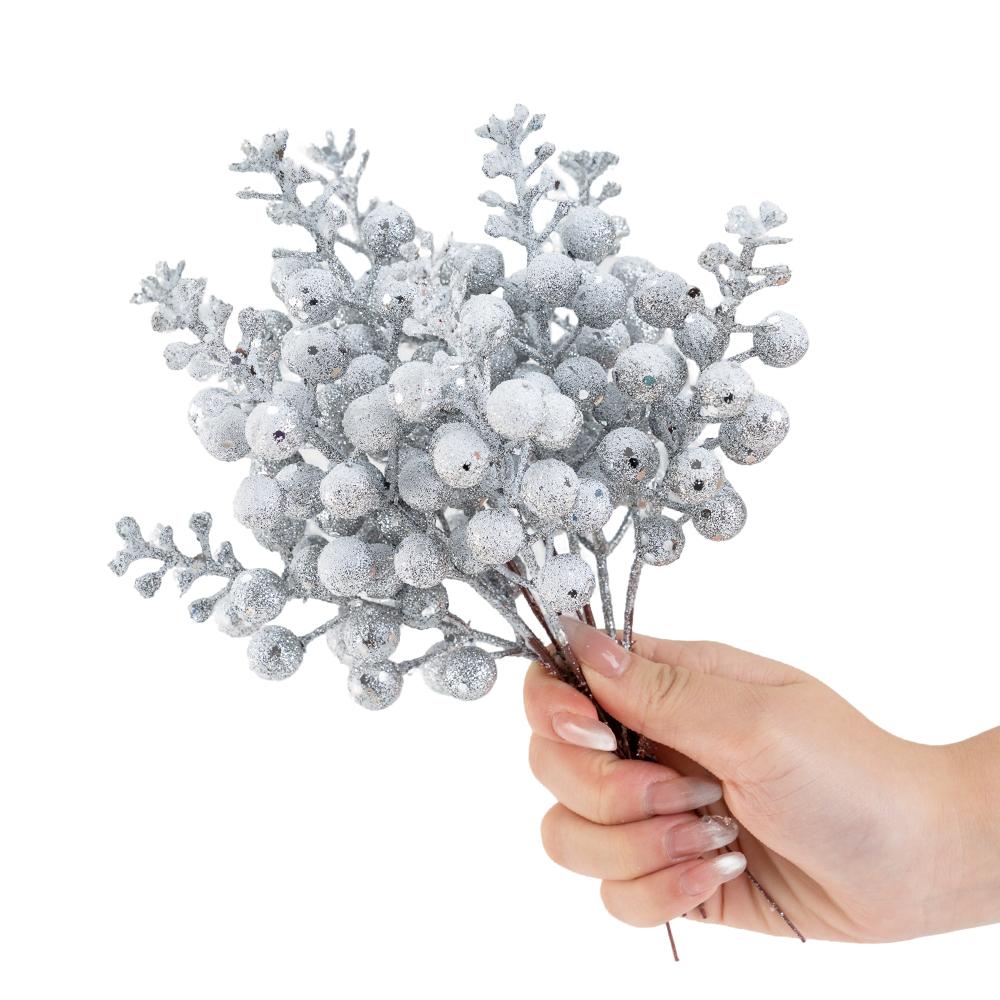 5/10Pcs 21cm Snow White Artificial Berry Branches Christmas Tree Decoration for Xmas Wreath Home Decor Gifts 2026 Party Supplies 5Pcs серебряный
5/10Pcs 21cm Snow White Artificial Berry Branches Christmas Tree Decoration for Xmas Wreath Home Decor Gifts 2026 Party Supplies 5Pcs серебряный
