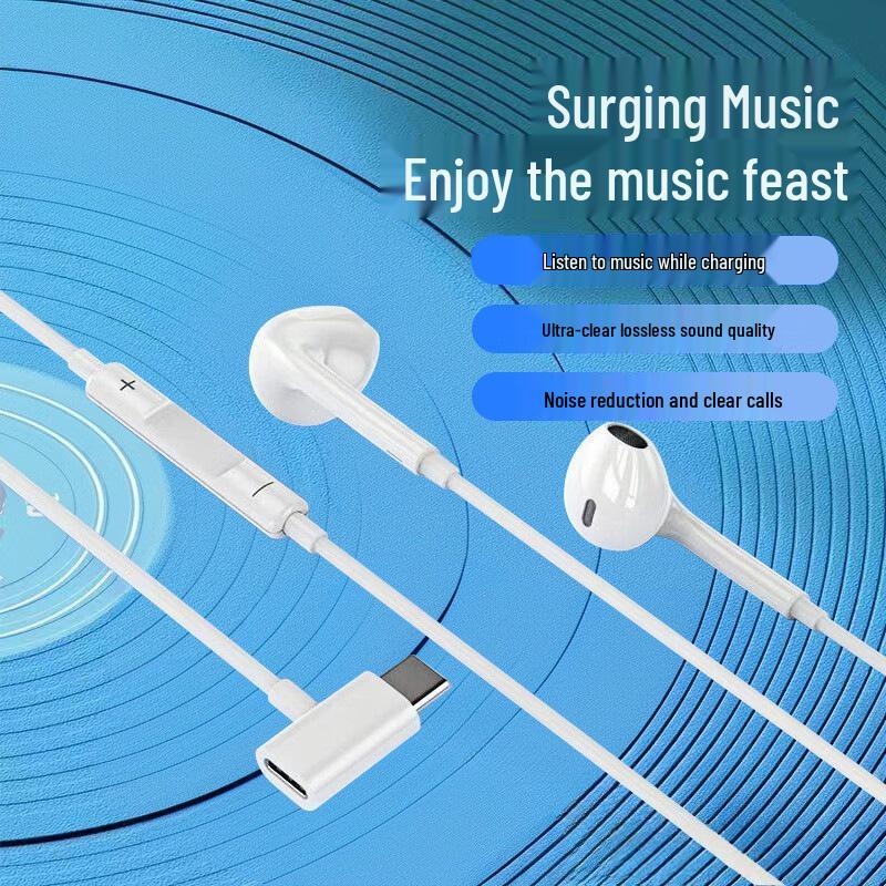 C1 Wired In-Ear Earphones: Side-Sleeping, Ear-Free, Noise-Canceling, Sound-Insulating, Type-C Flat Port
C1 Wired In-Ear Earphones: Side-Sleeping, Ear-Free, Noise-Canceling, Sound-Insulating, Type-C Flat Port