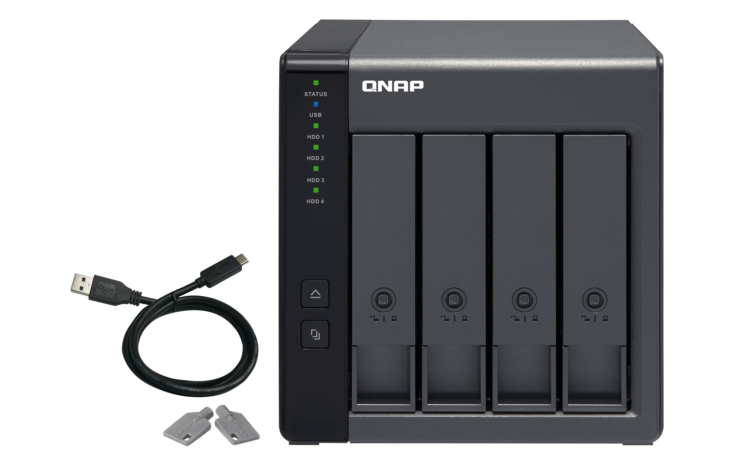 QNAP TR-004 4-Bay USB 3.0 RAID Expansion Enclosure, DAS (Direct Attached Storage), 2-Year Warranty
QNAP TR-004 4-Bay USB 3.0 RAID Expansion Enclosure, DAS (Direct Attached Storage), 2-Year Warranty