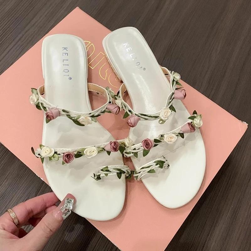 Fashion Flower Women s Slippers Flats Fashion Shoes Dress Summer Sandals Woman New 2025 Walking Beach Flip Flops Cozy Chaussure Femme 35 бежевый
Fashion Flower Women s Slippers Flats Fashion Shoes Dress Summer Sandals Woman New 2025 Walking Beach Flip Flops Cozy Chaussure Femme 35 бежевый