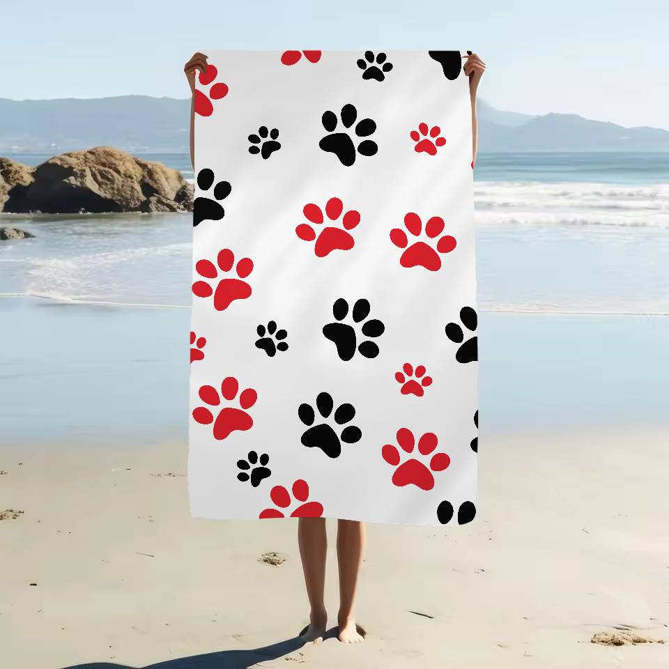 Animal Paw Print Microfiber Beach Towel Absorbent Quick Dry Soft Yoga Swimming Resort Mountain Climbing Towel W40*H60(CM)
Animal Paw Print Microfiber Beach Towel Absorbent Quick Dry Soft Yoga Swimming Resort Mountain Climbing Towel W40*H60(CM)
